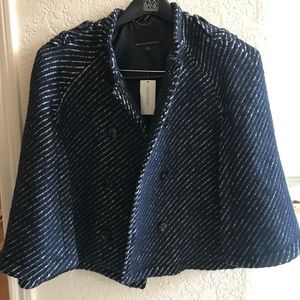 NWT Banana Republic cape-style coat jacket
